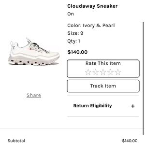 on cloud size 9